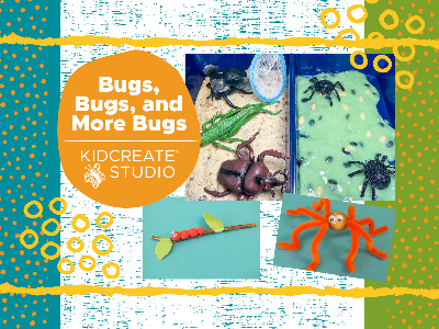 Kidcreate Studio - Chicago Lakeview. Toddler & Preschool Playgroup- Bug, Bugs, and More Bugs (18 Months-5 Years)