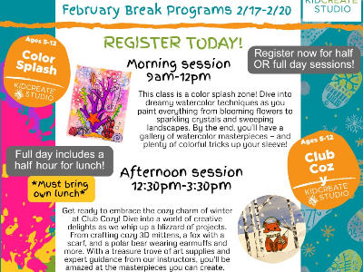 Burlington Rec: Color Splash Art Club