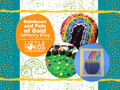 Kidcreate Studio - Fairfax Station. Rainbows and Pots of Gold Sensory Play (18 Months - 6 Years)